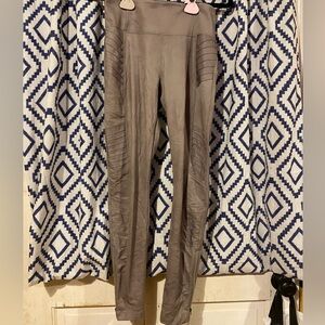 Athleta Grayish tan High-Waisted Pants